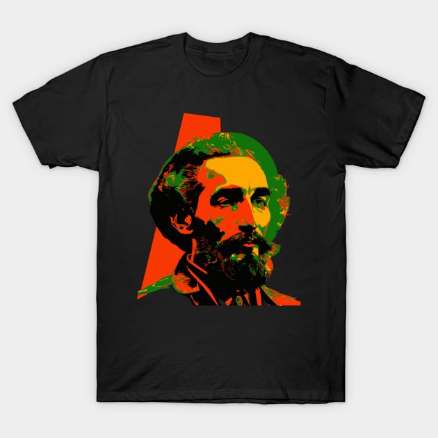 - Haile Selassie - T-Shirt by DankFutura